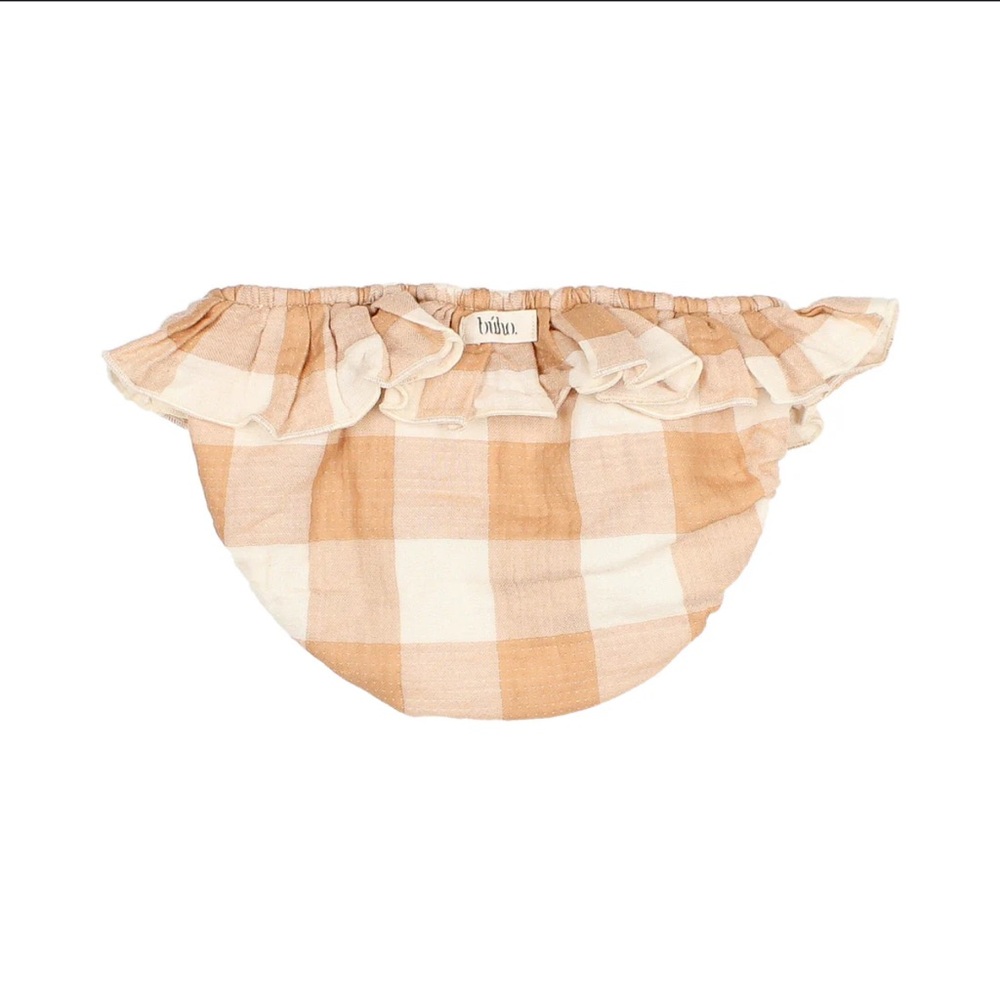 Buho gingham baby bloomers 0-3 months